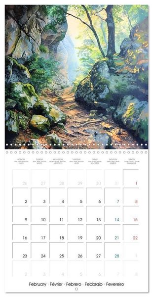 Produktbild: Artistic Paths (Wall Calendar 2026 12 &times; 12 Inch) CALVENDO 12 Month Wall Calendar