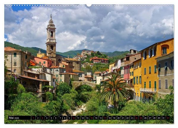 Produktbild: Riviera di Ponente (hochwertiger Premium Wandkalender 2026 DIN A2 quer), Kunstdruck in Hochglanz