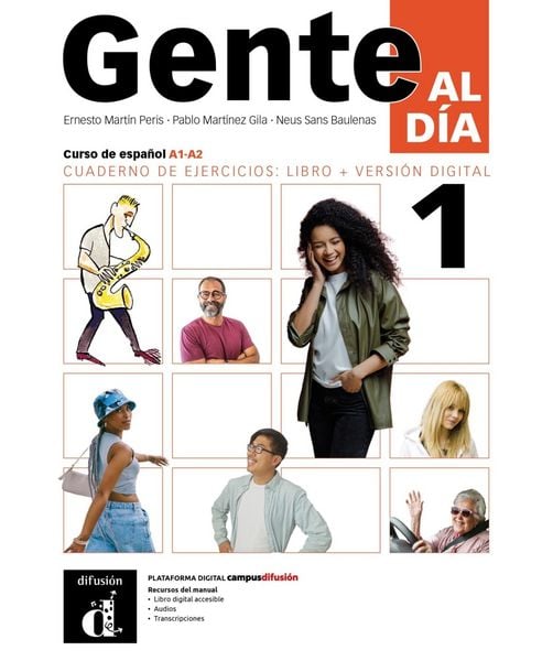 Produktbild: Gente al d&iacute;a 1 A1&ndash;A2 &ndash; Edici&oacute;n h&iacute;brida