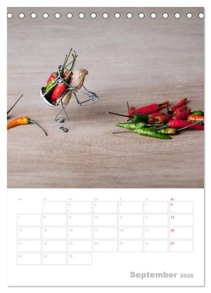 Produktbild: Simple Things 2026 (Tischkalender 2026 DIN A5 hoch), CALVENDO Monatskalender