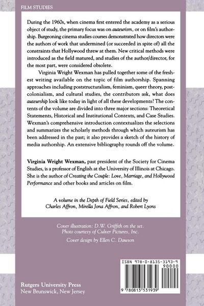 Produktbild: Film and Authorship