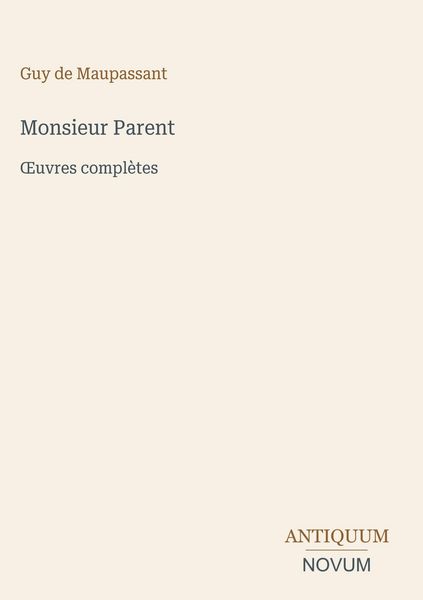 Produktbild: Monsieur Parent
