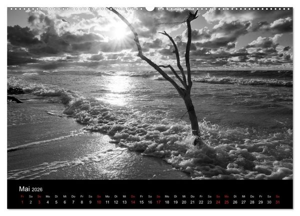 Produktbild: Strandspaziergang an der Ostsee (hochwertiger Premium Wandkalender 2026 DIN A2 quer), Kunstdruck in Hochglanz