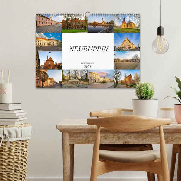 Produktbild: Neuruppin Impressionen (Wandkalender 2026 DIN A3 quer), CALVENDO Monatskalender
