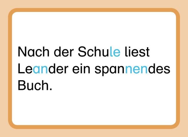Produktbild: Ich kann S&auml;tze lesen Teil 2 in Sprechsilben mit Dana und Leander
