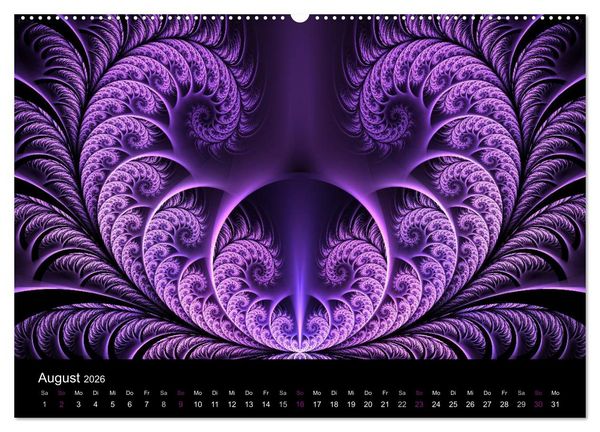 Produktbild: Die Farbe Lila (Wandkalender 2026 DIN A2 quer), CALVENDO Monatskalender
