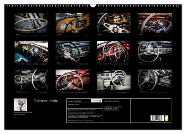 Produktbild: Oldtimer inside (Wandkalender 2026 DIN A2 quer), CALVENDO Monatskalender