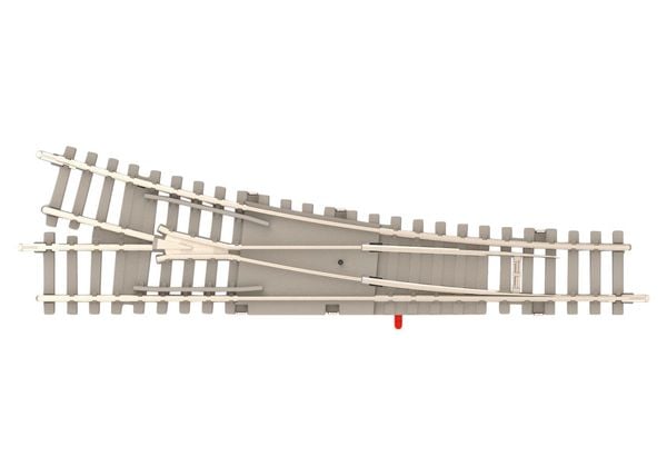 Produktbild: MiniTrix T14539 N Gleis Weiche, rechts, Betonschwelle 112.6mm 15&deg; 1St.