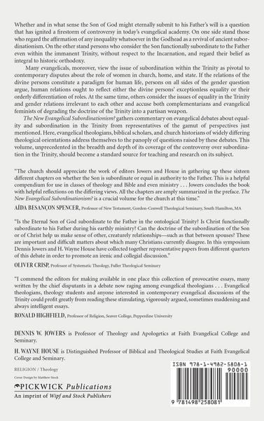 Produktbild: The New Evangelical Subordinationism?