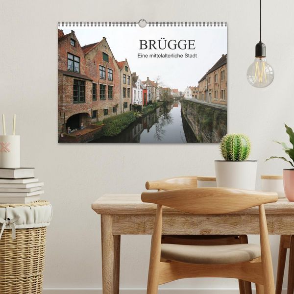 Produktbild: Br&uuml;gge - Eine mittelalterliche Stadt (Wandkalender 2026 DIN A3 quer), CALVENDO Monatskalender