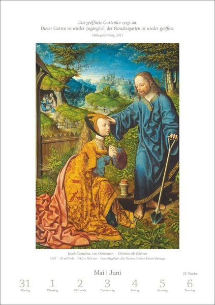 Produktbild: Kunst Wochen-Kulturkalender 2027 - 53 Meisterwerke der Malerei