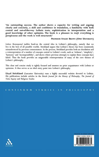 Produktbild: Leibniz Reinterpreted