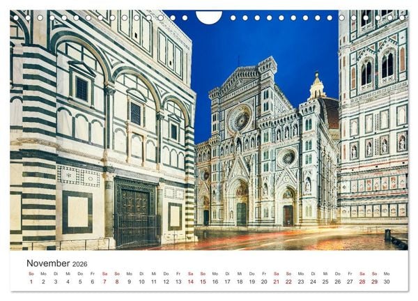 Produktbild: Florenz - Die Hauptstadt der Toskana. (Wandkalender 2026 DIN A4 quer), CALVENDO Monatskalender