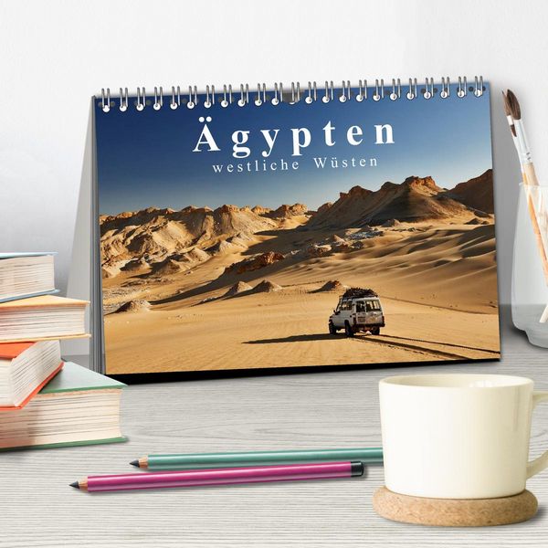 Produktbild: &Auml;gypten &ndash; westliche W&uuml;sten (Tischkalender 2026 DIN A5 quer), CALVENDO Monatskalender