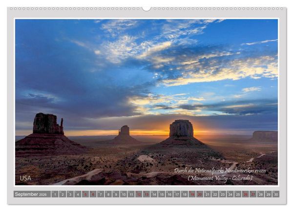 Produktbild: vom Reisen tr&auml;umen (hochwertiger Premium Wandkalender 2026 DIN A2 quer), Kunstdruck in Hochglanz