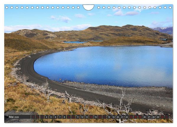 Produktbild: Patagonien - Parques Torres del Paine und Los Glaciares (Wandkalender 2026 DIN A4 quer), CALVENDO Monatskalender