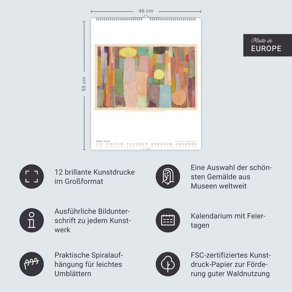 Produktbild: Paul Klee Kalender 2027