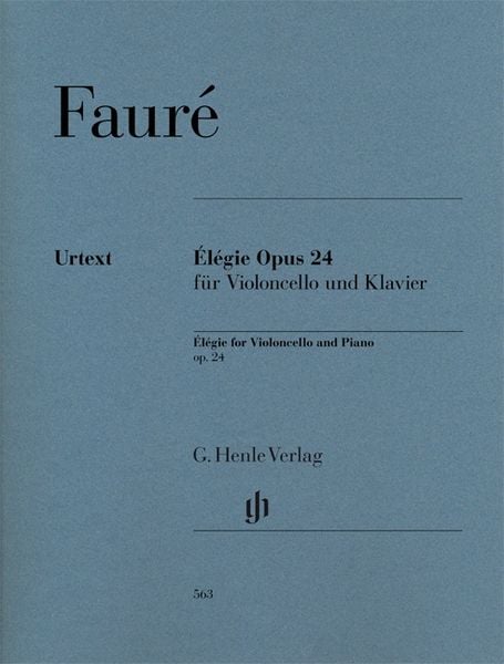 Gabriel Fauré - Élégie op. 24 für Violoncello und Klavier