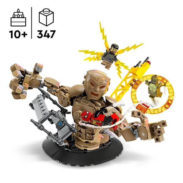 LEGO Marvel 76280 Spider-Man vs. Sandman: Showdown, Action-Spielzeug