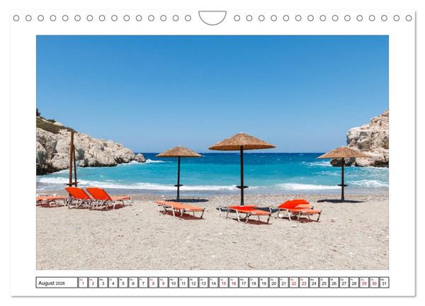 Produktbild: Rhodos, eine Sonneninsel (Wandkalender 2026 DIN A4 quer), CALVENDO Monatskalender