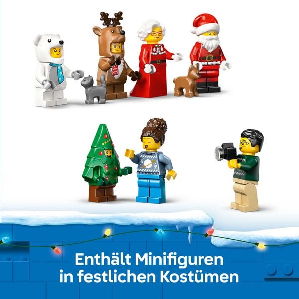 Produktbild: LEGO City 60475 Adventskalender 2025, Kinder Geschenk, Spielzeug ab 5