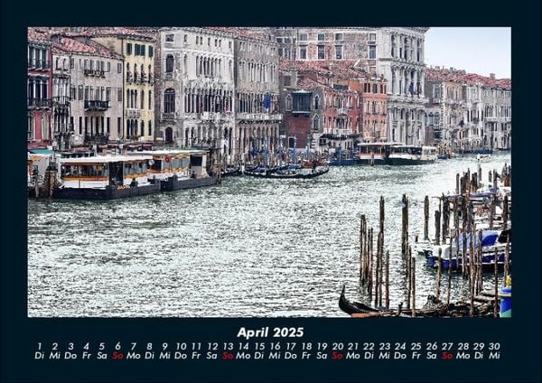 Produktbild: Venedig 2025 Fotokalender DIN A4