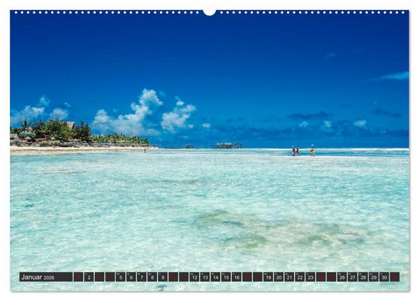 Produktbild: Karibu Sansibar (hochwertiger Premium Wandkalender 2026 DIN A2 quer), Kunstdruck in Hochglanz
