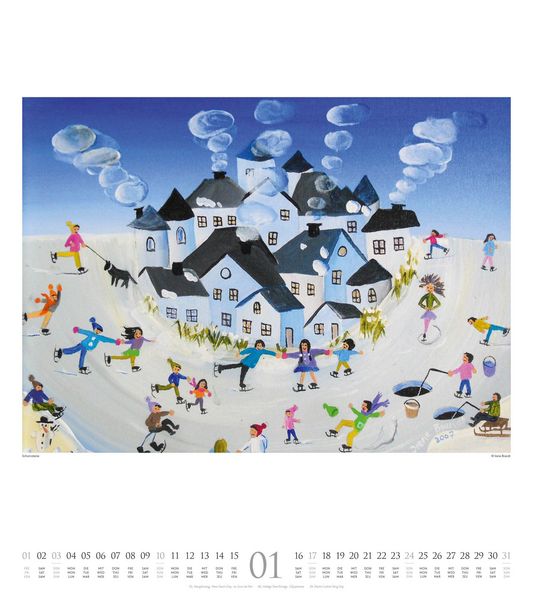 Produktbild: Naive Malerei Kalender 2027