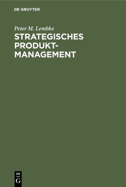 Produktbild: Strategisches Produktmanagement