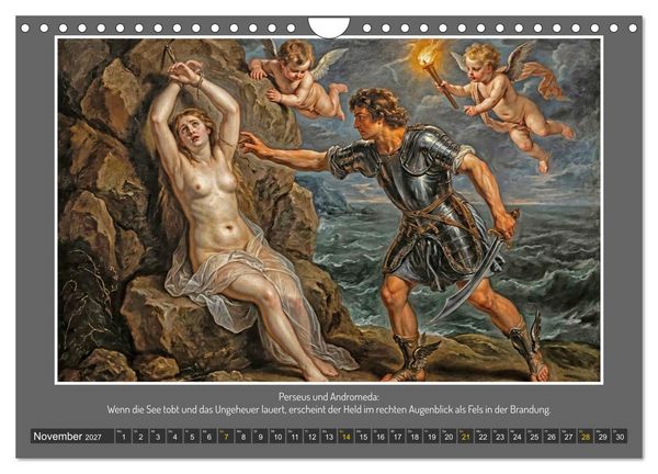 Produktbild: G&ouml;tterfunken und Leidenschaft (Wandkalender 2027 DIN A4 quer), CALVENDO Monatskalender