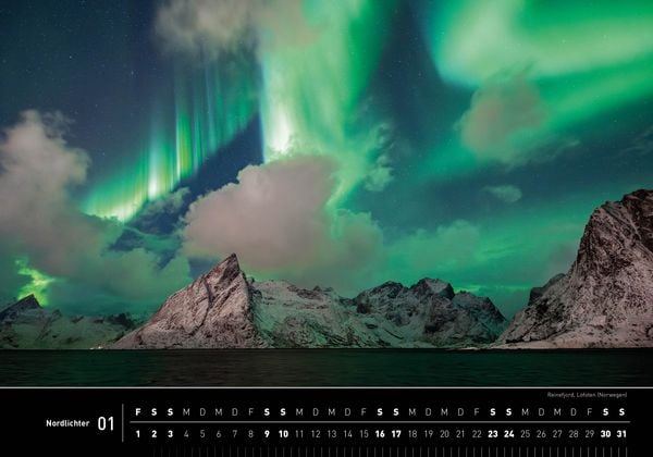 Produktbild: Nordlichter Premiumkalender 2027