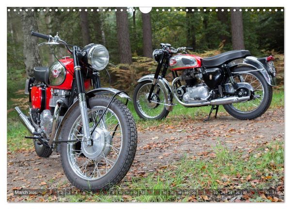 Produktbild: Classic Motorcycles (Wall Calendar 2026 DIN A3 landscape), CALVENDO 12 Month Wall Calendar