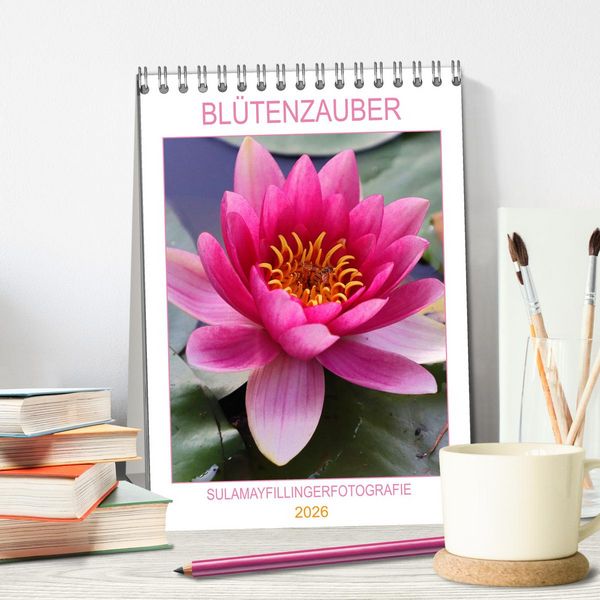 Produktbild: BL&Uuml;TENZAUBER (Tischkalender 2026 DIN A5 hoch), CALVENDO Monatskalender