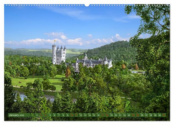 Produktbild: Scotland around 1900 - photos restored and colourised (Wall Calendar 2026 DIN A2 landscape), CALVENDO 12 Month Wall Calendar