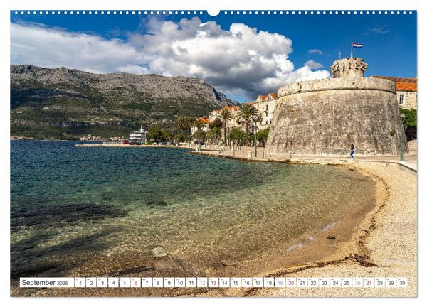 Produktbild: Kroatien - Korcula (Wandkalender 2026 DIN A2 quer), CALVENDO Monatskalender