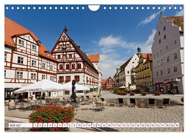 Produktbild: N&Ouml;RDLINGEN - Leben im Meteoritenkrater (Wandkalender 2027 DIN A4 quer), CALVENDO Monatskalender