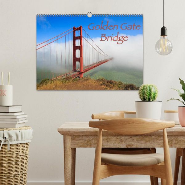 Produktbild: Golden Gate Bridge (Wandkalender 2026 DIN A3 quer), CALVENDO Monatskalender