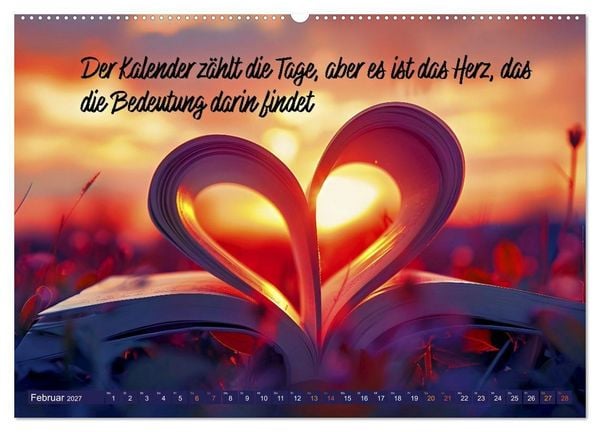 Produktbild: Trost - in stillen Momenten (hochwertiger Premium Wandkalender 2027 DIN A2 quer), Kunstdruck in Hochglanz