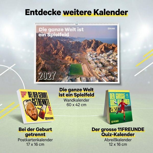 Produktbild: 11FREUNDE Die ganze Welt ist ein Spielfeld 2027
