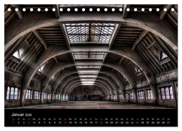 Produktbild: Lost Places - Verlassene Orte (Tischkalender 2026 DIN A5 quer), CALVENDO Monatskalender