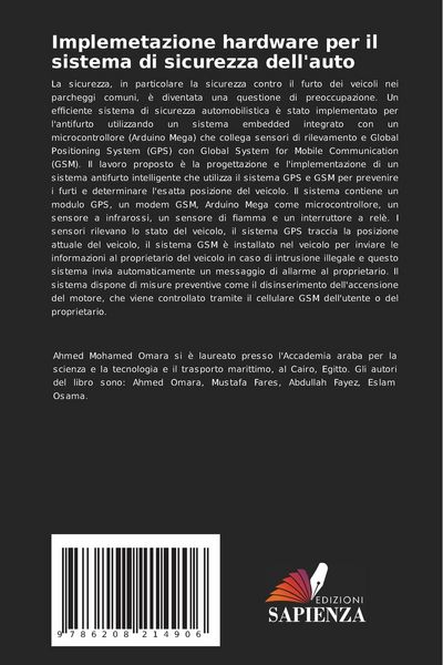 Produktbild: Implemetazione hardware per il sistema di sicurezza dell'auto