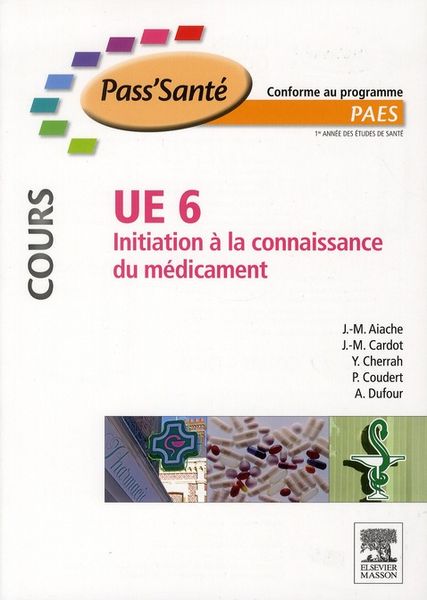 Produktbild: UE 6 Initiation &agrave; la connaissance du m&eacute;dicament