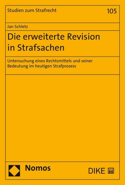Produktbild: Die erweiterte Revision in Strafsachen