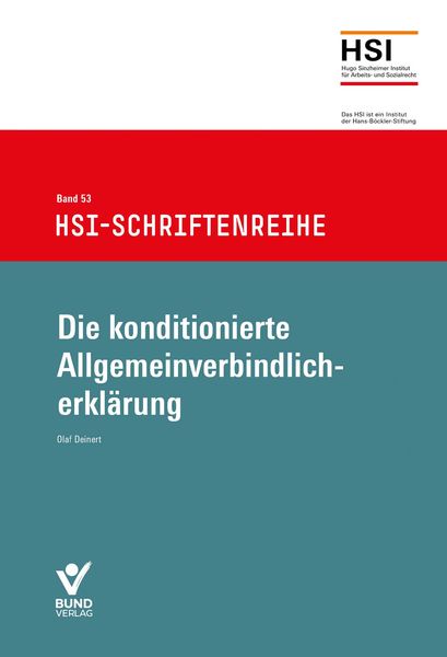 Produktbild: Die konditionierte Allgemeinverbindlicherkl&auml;rung