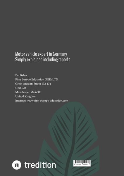 Produktbild: Motor vehicle expert in Germany