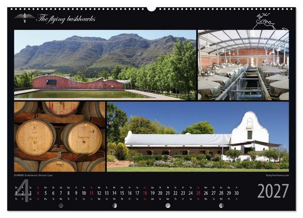 Produktbild: Wein & Architektur 2027 (hochwertiger Premium Wandkalender 2027 DIN A2 quer), Kunstdruck in Hochglanz