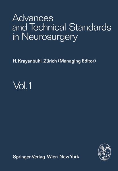 Produktbild: Advances and Technical Standards in Neurosurgery