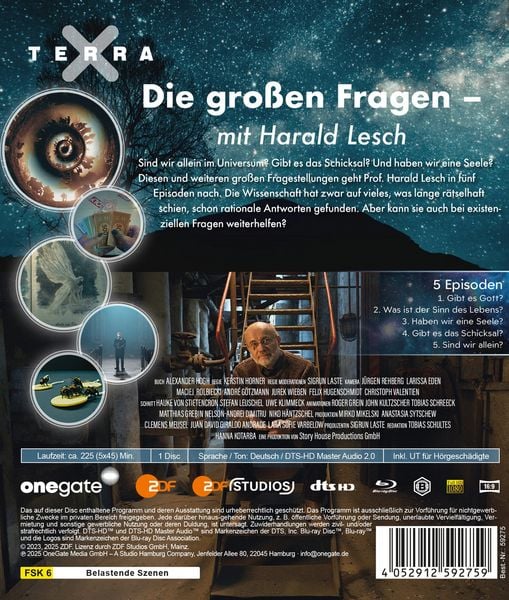 Produktbild: Terra X: Die gro&szlig;en Fragen &ndash; mit Harald Lesch