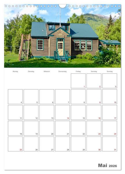 Produktbild: Alaska f&uuml;r alle die genug vom tr&auml;umen haben (Wandkalender 2026 DIN A3 hoch), CALVENDO Monatskalender