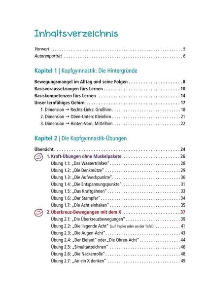 Produktbild: Praxisbuch Kopfgymnastik f&uuml;r Kinder